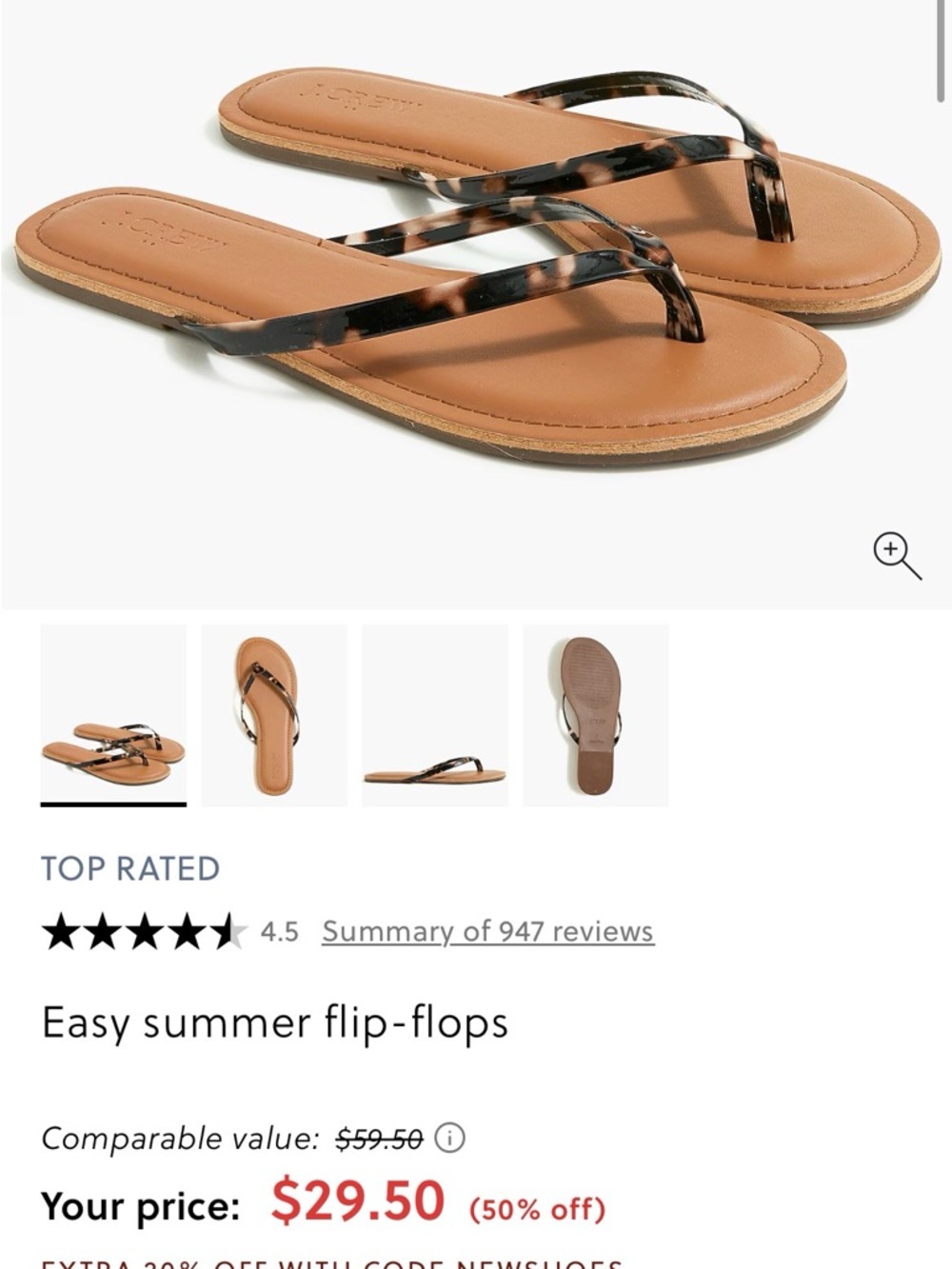 J. Crew Flip Flops - Picture 5 of 5